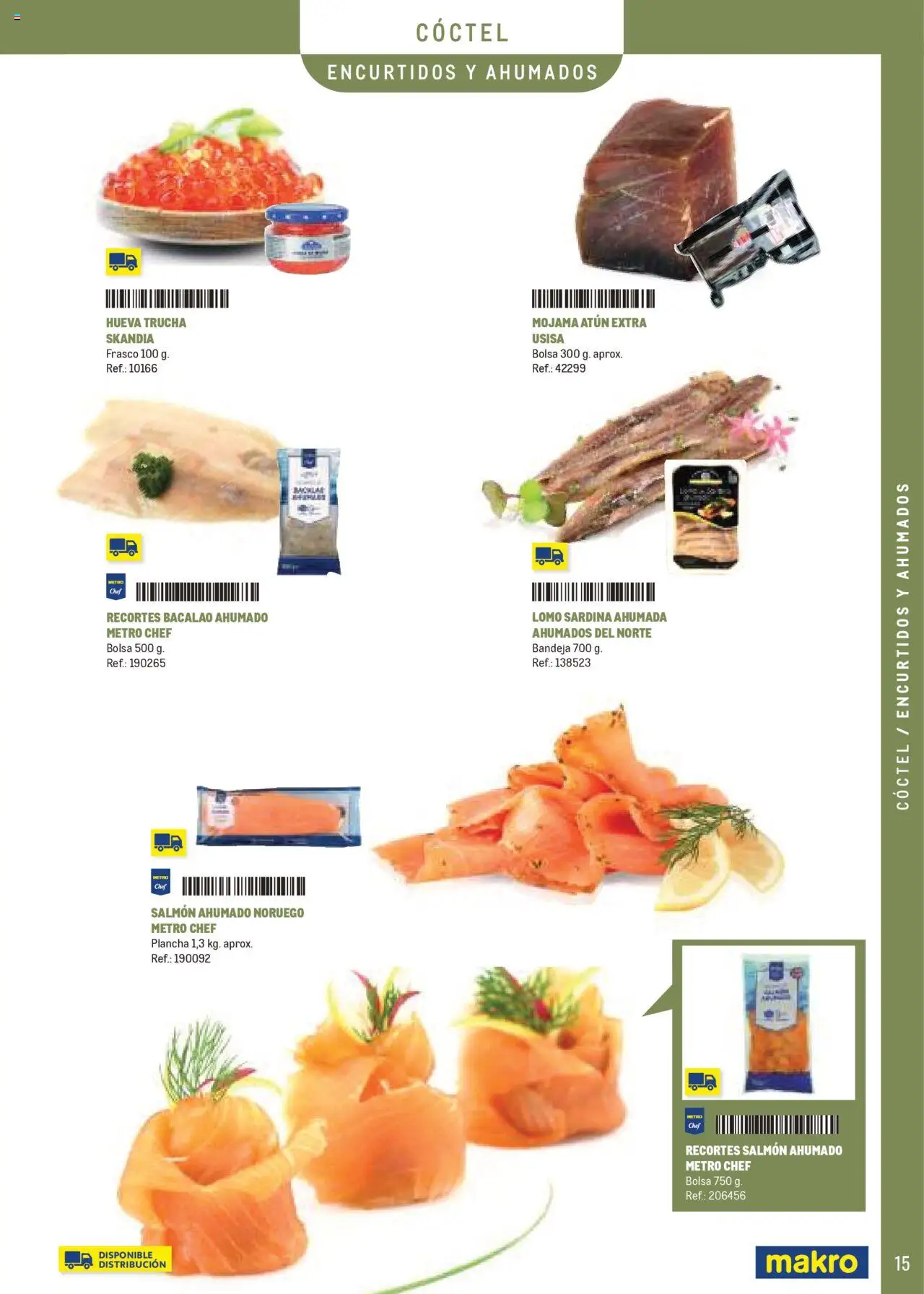Makro -  Especial Catering Canarias │ válido desde el 25.02.2025 | Página: 15 | Productos: Bolsa, Salmón ahumado, Plancha, Bandeja