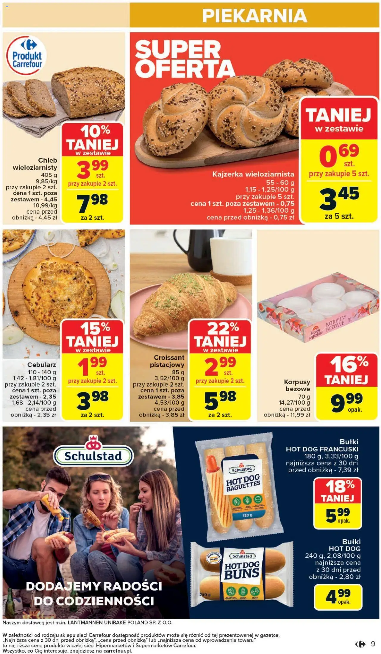 Carrefour Gazetka od 09.06.2025 | Strona: 11 | Produkty: Piekarnia, Chleb, Chleb wieloziarnisty