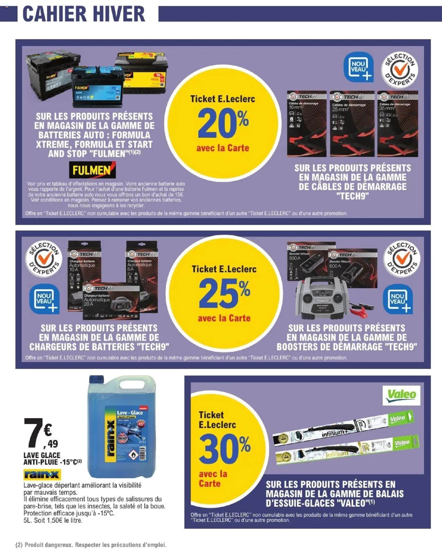 {H1} | Page: 9 | Produits: Batterie Fulmen, Câbles de démarrage, Batterie