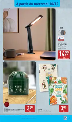 Aldi - Prévisualisation de Aldi - Catalogue de la semaine 50 valide à partir de 09.12.2025 | Page: 40 | Produits: Câble, Bureau, Déshumidificateur, Lampe de bureau