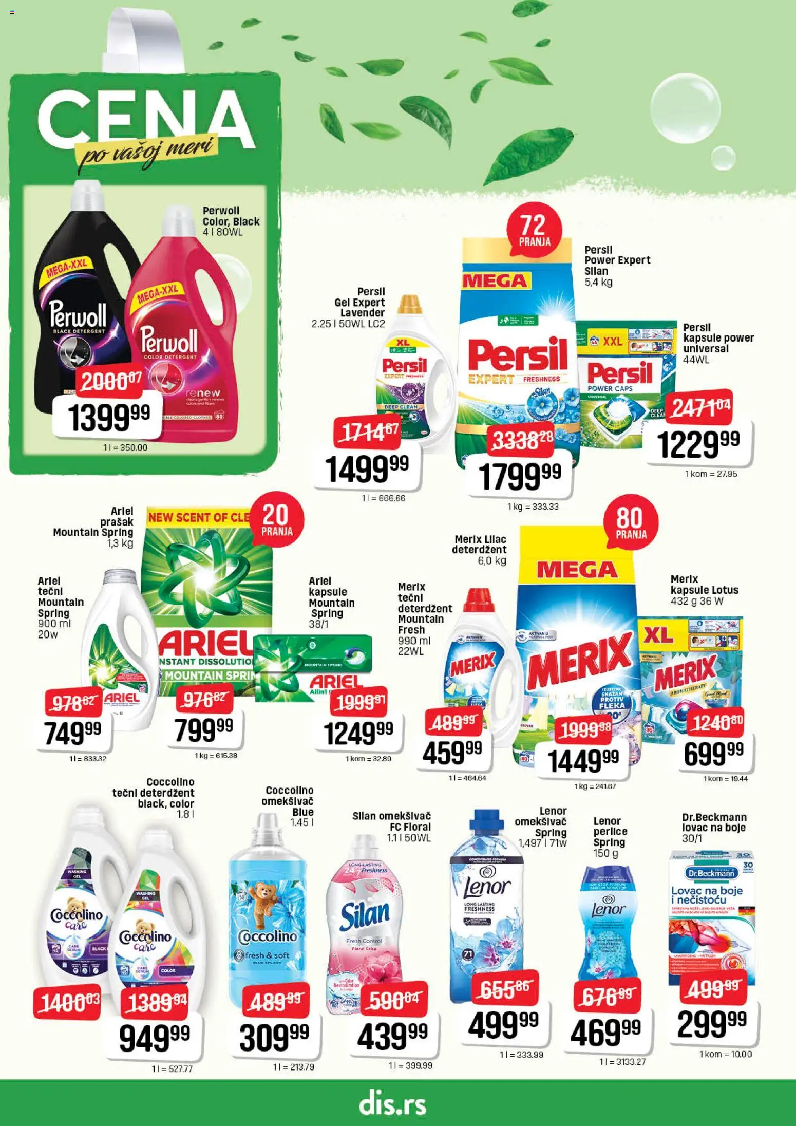 DIS katalog - važi od 20.11.2025 | Strana: 18 | Proizvode: Lenor, Silan, Coccolino, Persil
