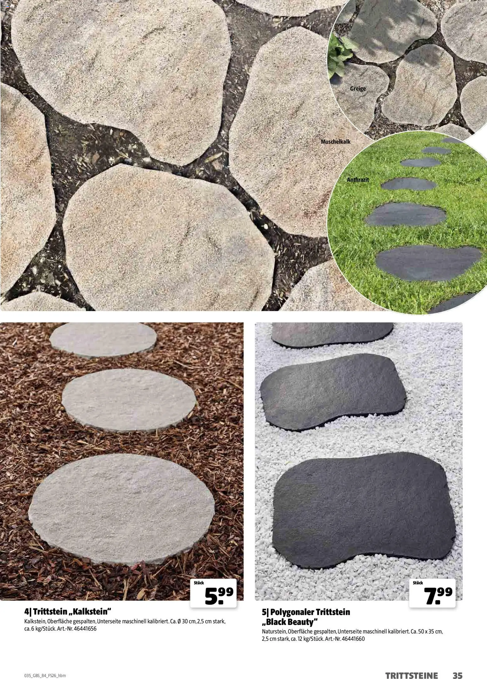 Hagebau Gartenbaustoffsortiment – gültig ab 02.03.2026 | Seite: 35