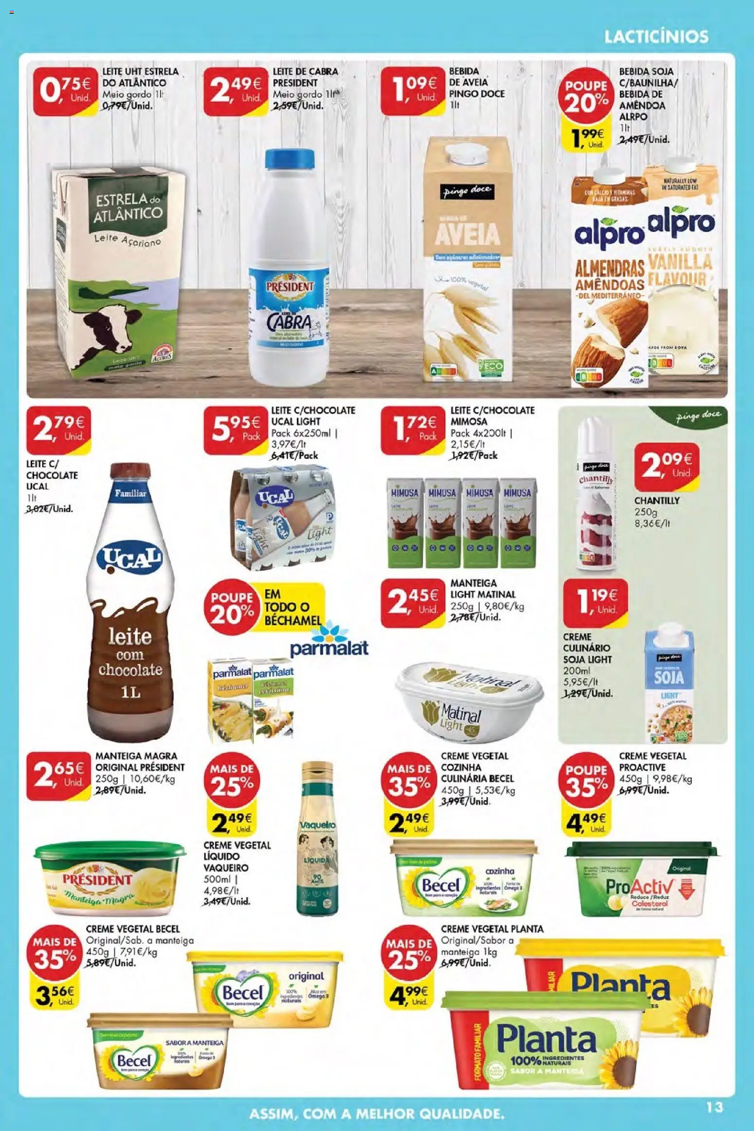 Pingo Doce Poupe Esta Semana Açores │ válido de 20.11.2025 | Página: 13 | Produtos: Amêndoas, Manteiga, Chocolate, Bebida