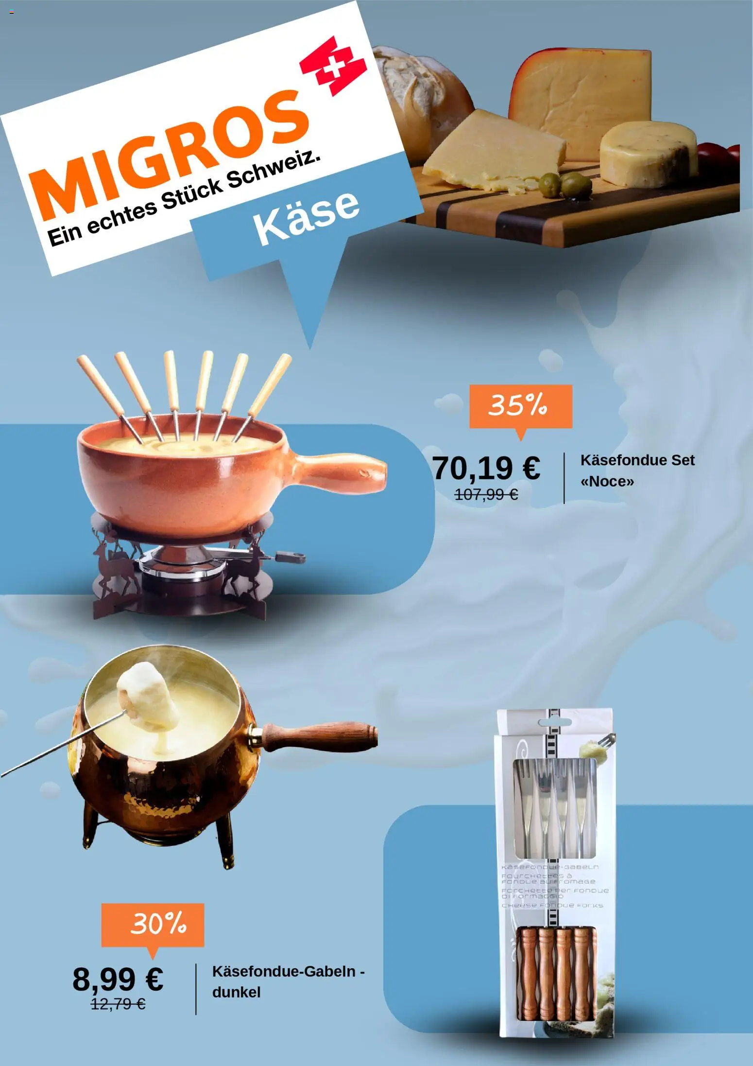 Migros Prospekt 	 – gültig ab 17.02.2026 | Seite: 2 | Produkte: Käse, Fondue