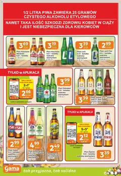Pogląd oferty "Gama gazetka" - ważna od 26.03.2026 | Strona: 14 | Produkty: Piwo Somersby, Tyskie, Piwo, Somersby