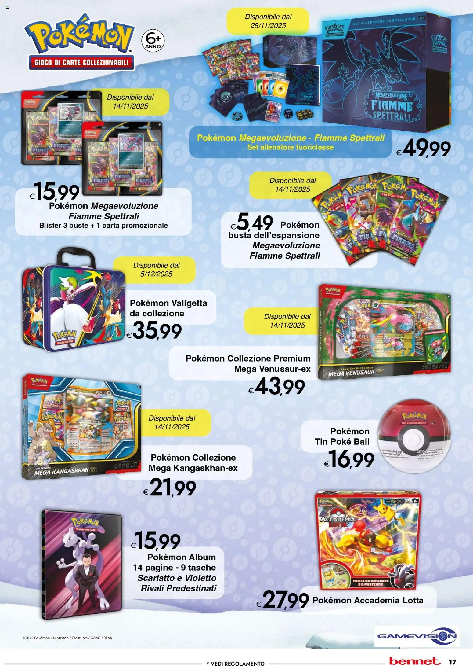 Volantino bennet del 06.11.2025 | Pagina: 17 | Prodotti: Gioco, Valigetta