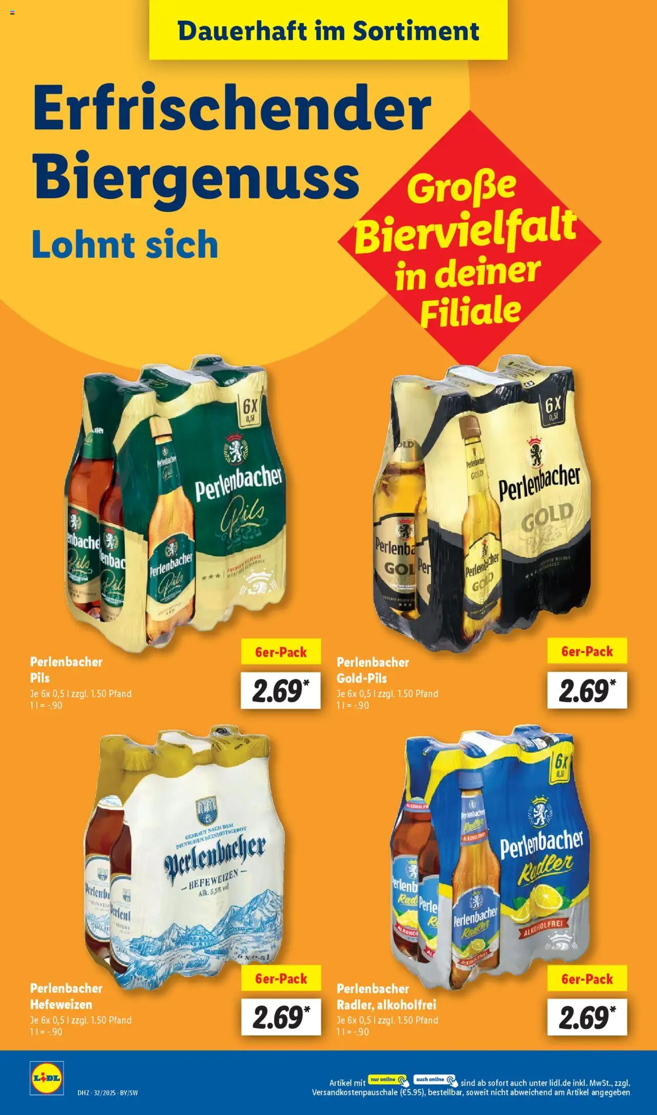 Lidl Prospekt München - gültig ab dem 04.08.2025 | Seite: 46 | Produkte: Pils, Radler