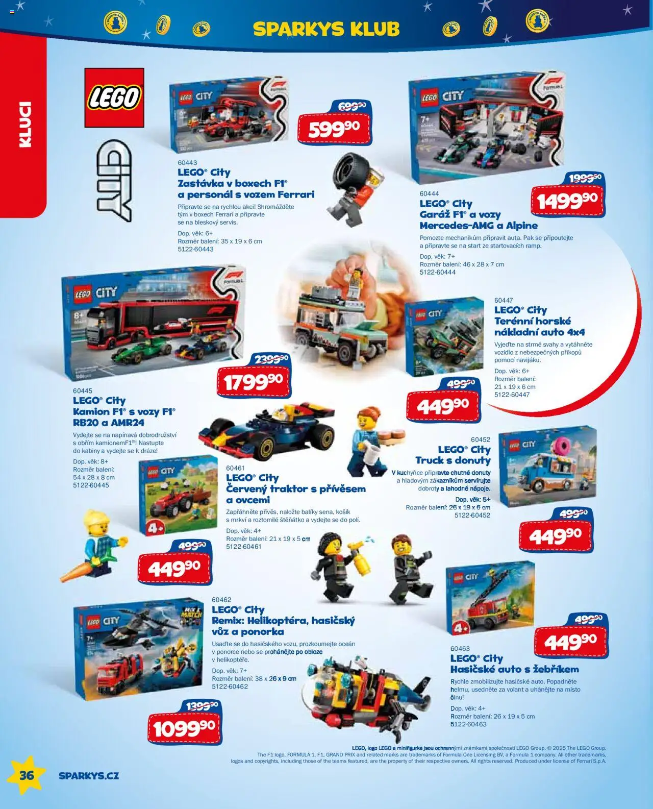 Sparkys katalog léto 2025 od 01.01.2025 | Strana: 36 | Produkty: LEGO, Košík