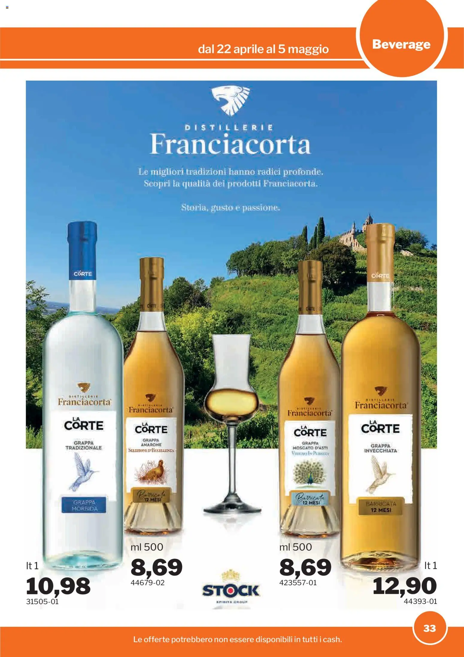 Volantino Sogegross del 22.04.2026 | Pagina: 33 | Prodotti: Grappa