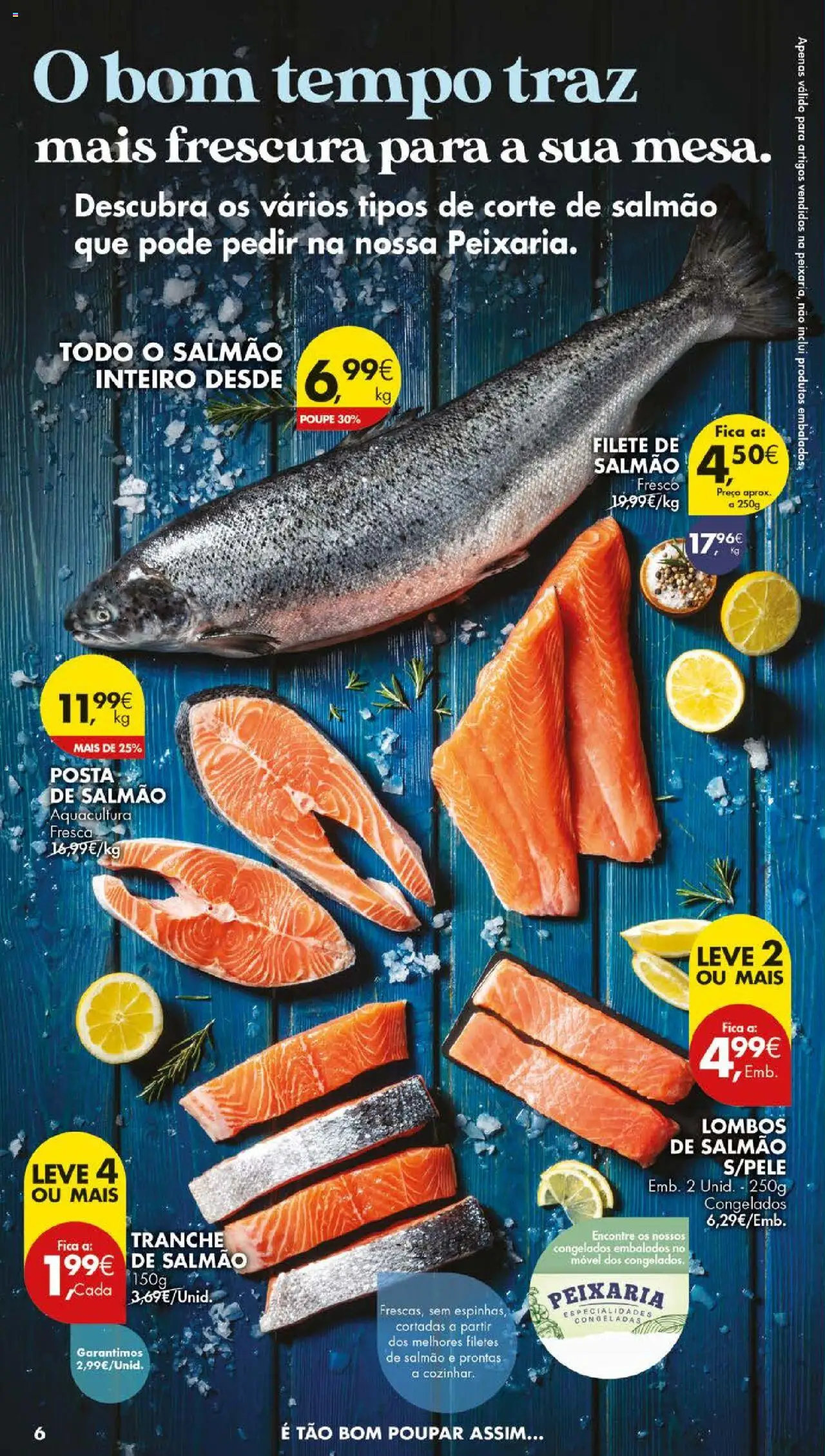 Pingo Doce folheto │ válido de 05.08.2025 | Página: 6 | Produtos: Salmão