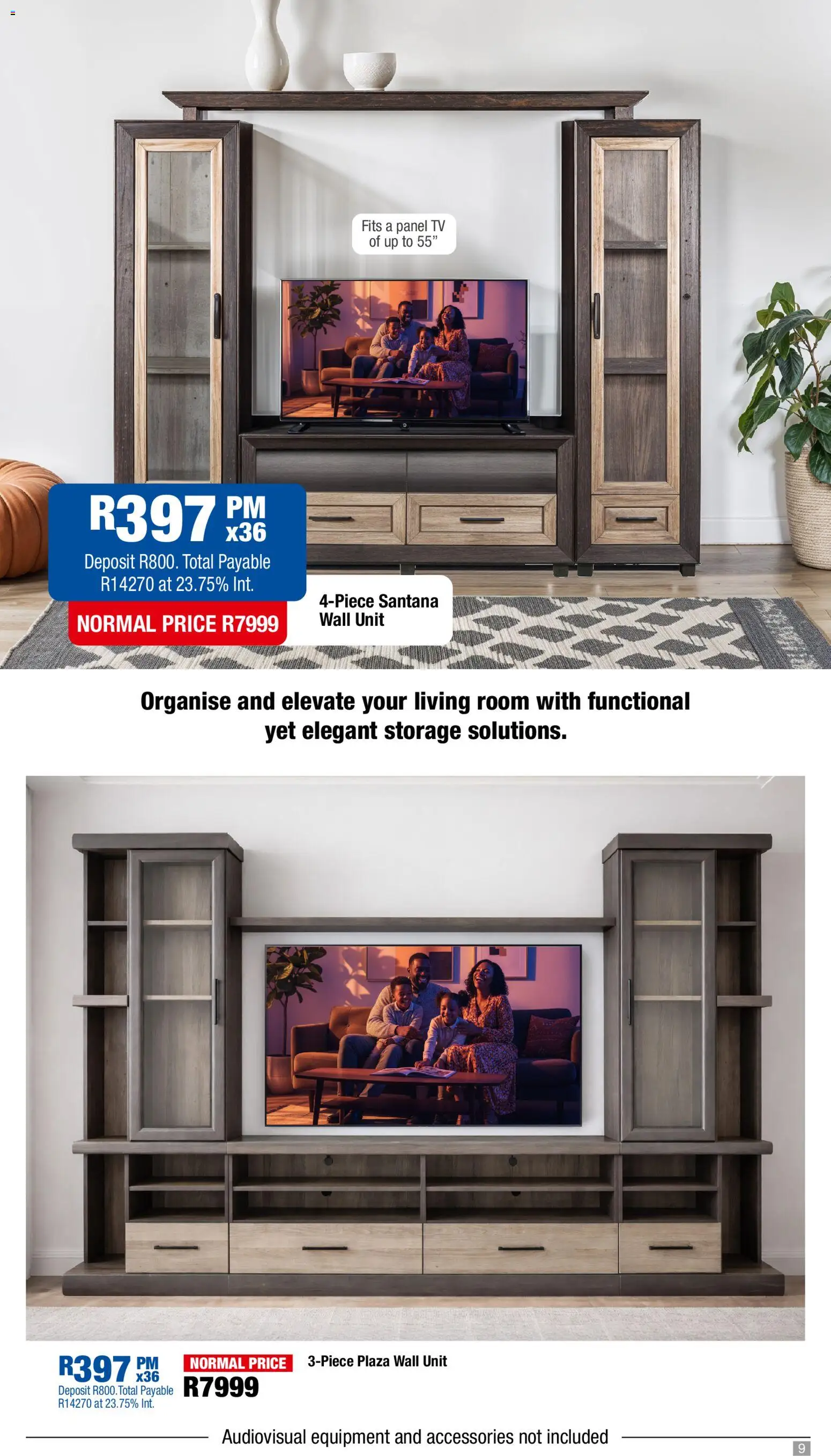 New OK Furniture catalogue – valid from 23.03.2026 | Page: 9 | Products: TV, Wall unit