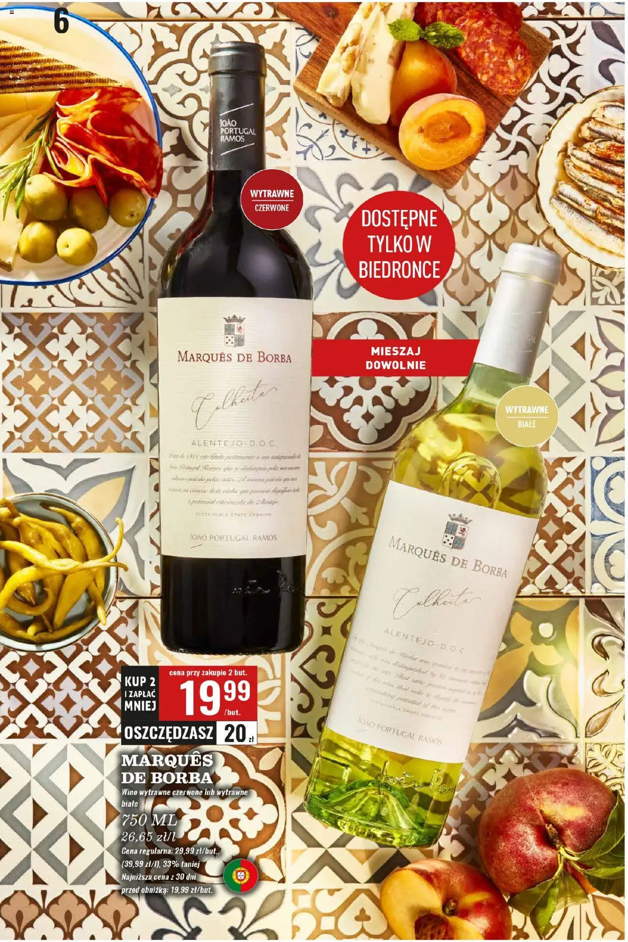 Biedronka gazetka - Czas na toast od 08.09.2025 | Strona: 6 | Produkty: Wino