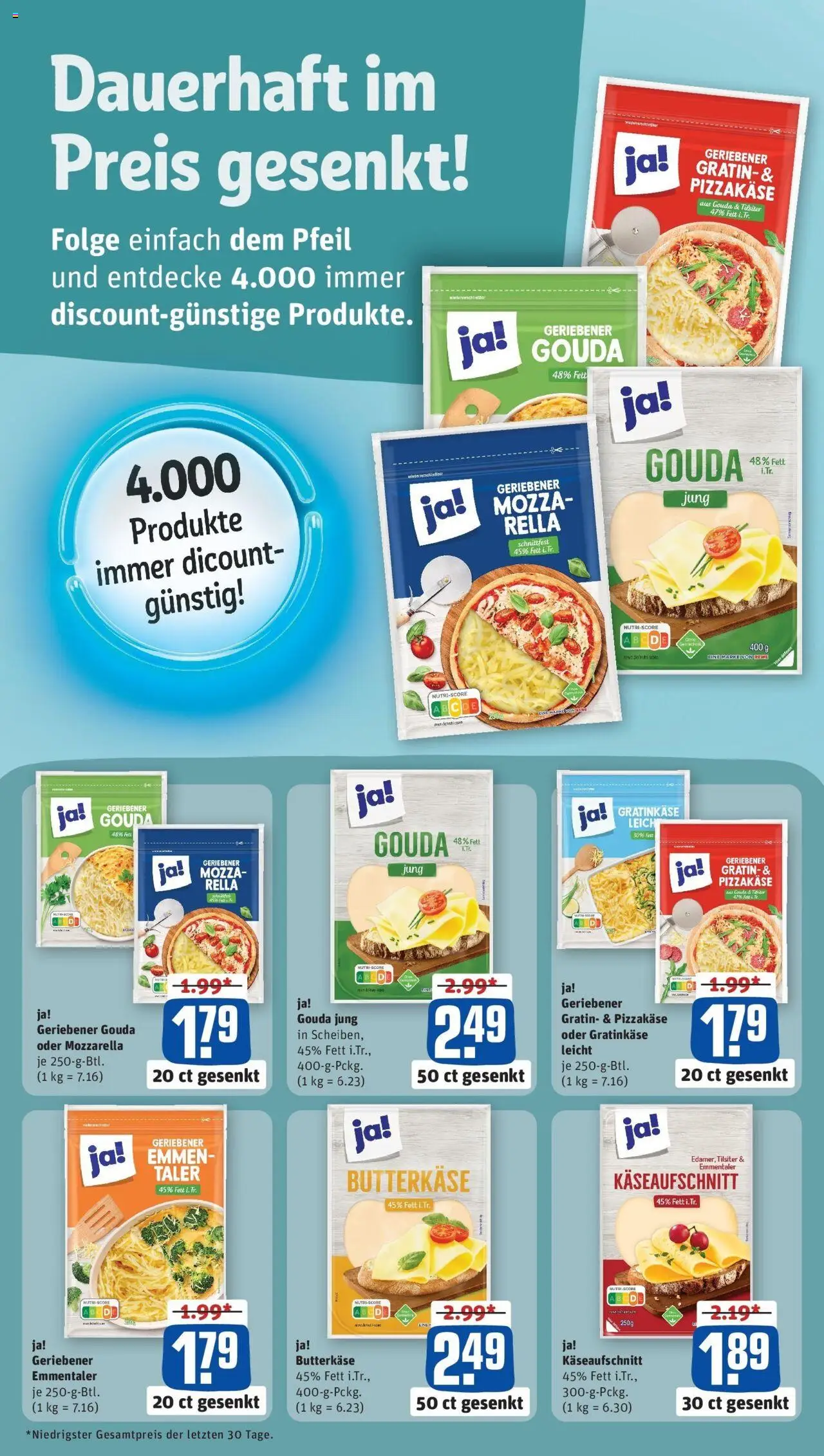 Rewe prospekt Essen	 – gültig ab 19.10.2025 | Seite: 2 | Produkte: Mozzarella, Gouda