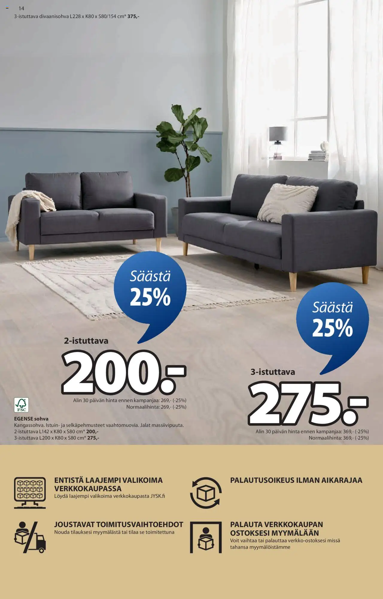  | Sivu: 14 | Tuotteet: Sohva, Divaanisohva