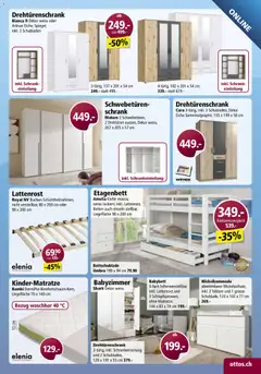 Otto's aktionen Online ab 09.03.2026 gültig | Seite: 29 | Produkte: Babybett, Schrank, Lattenrost, Drehtürenschrank