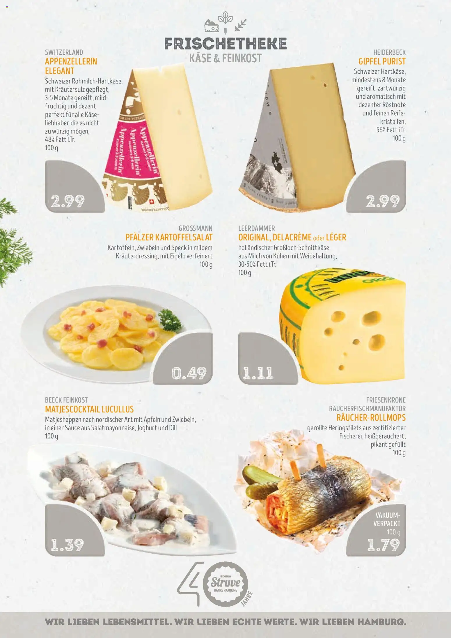 Edeka Struve Prospekt 	 – gültig ab 09.03.2026 | Seite: 3 | Produkte: Milch, Käse, Leerdammer, Zwiebeln