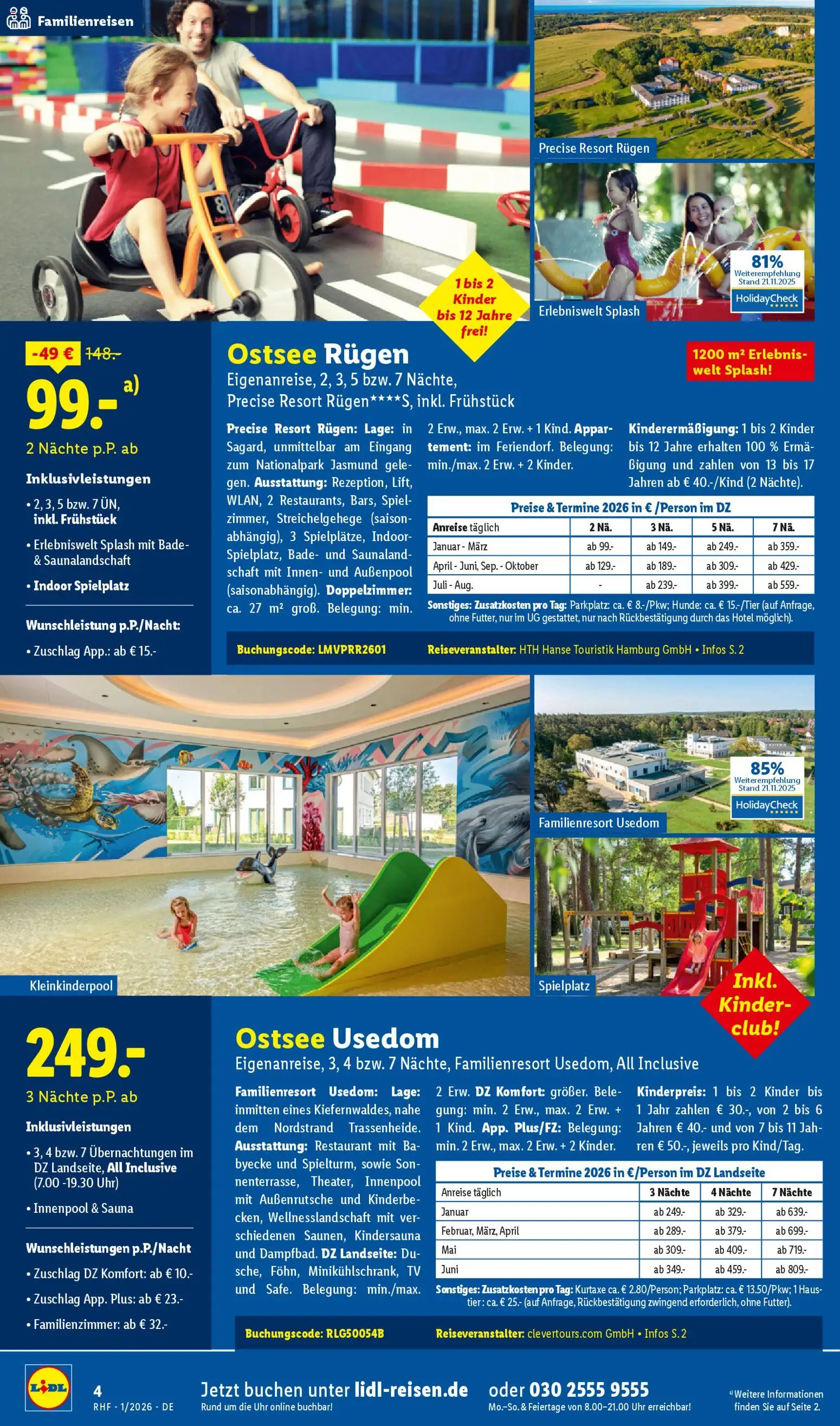 Lidl Reisen Prospekt 	 – gültig ab 29.12.2025 | Seite: 4 | Produkte: Spiel, Uhr, TV