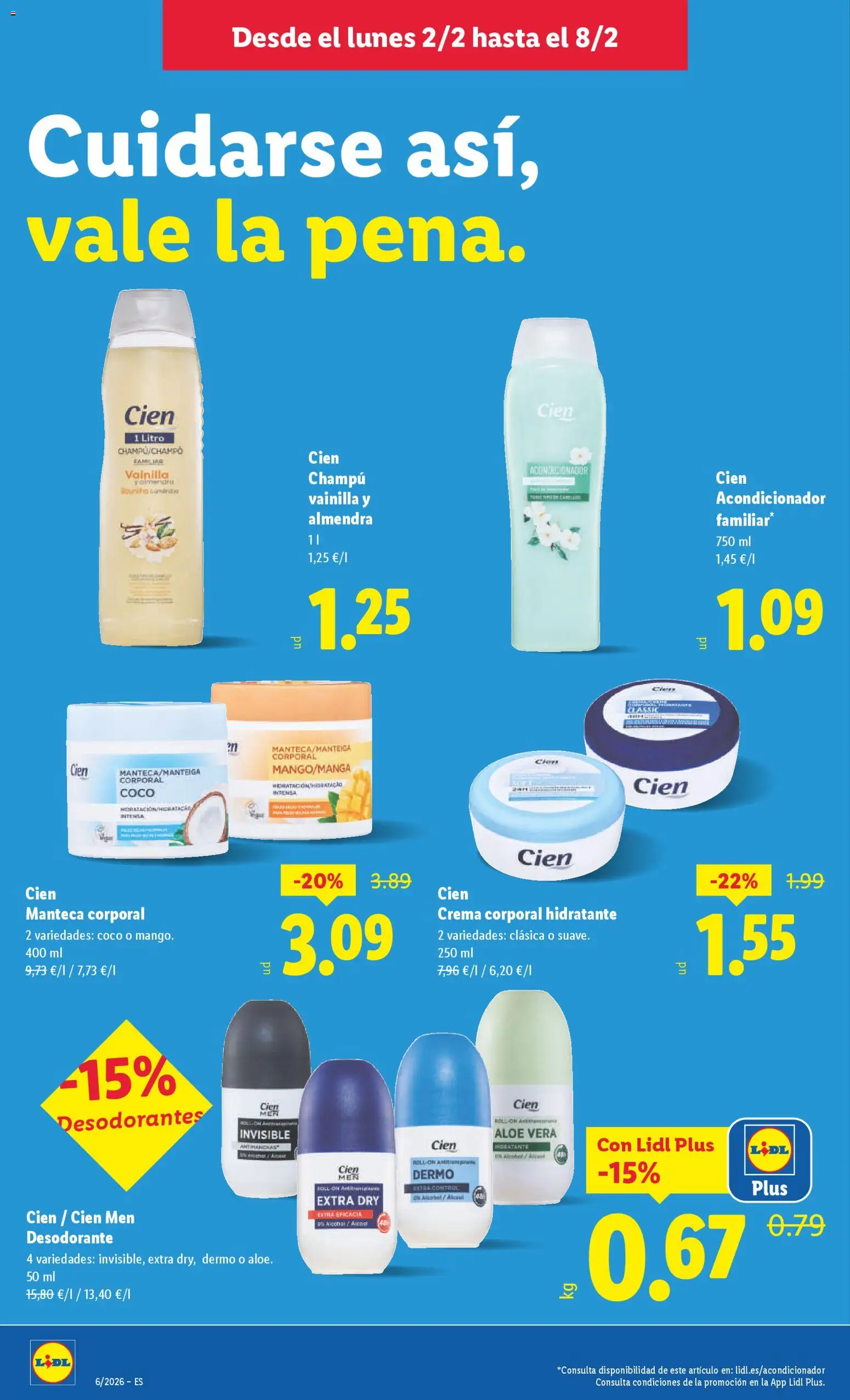 Lidl folleto │ válido desde el 02.02.2026 | Página: 18 | Productos: Champú, Τυρόπιτα, Manteca corporal, Crema
