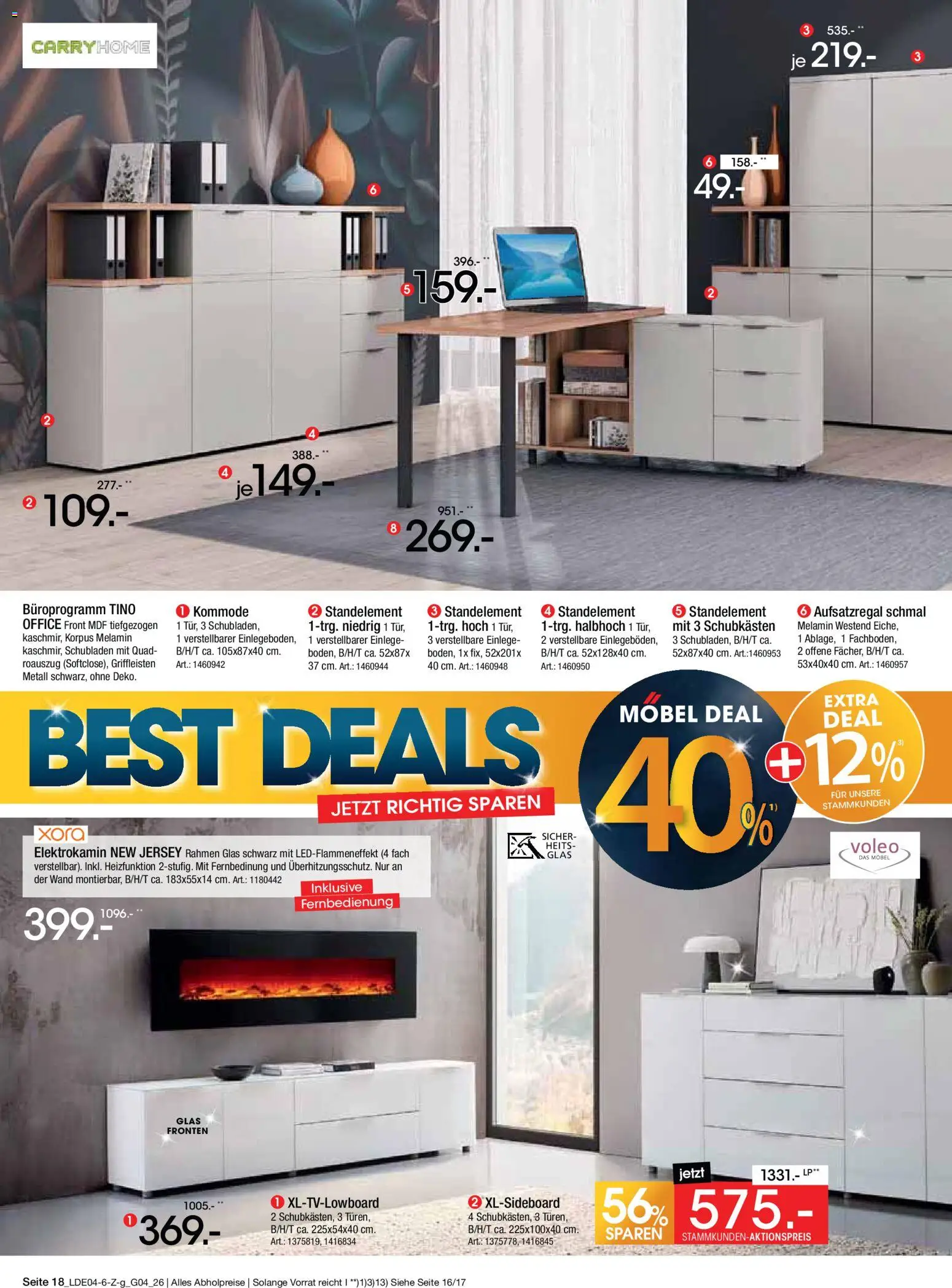 Zurbrüggen Italienische Wochen – gültig ab 11.04.2026 | Seite: 40 | Produkte: Kommode