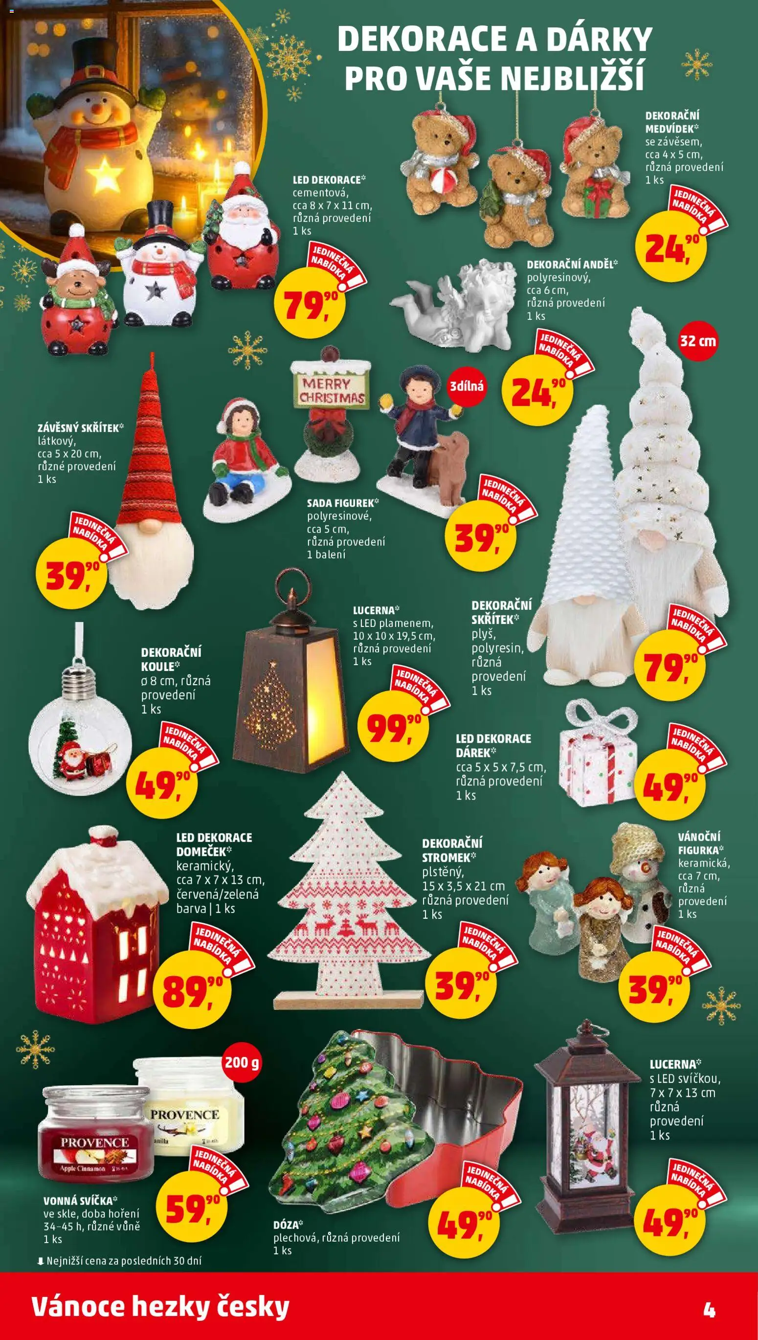 Penny Market katalog od 13.11.2025 | Strana: 4 | Produkty: Dóza, Lucerna, Apple, Dekorace