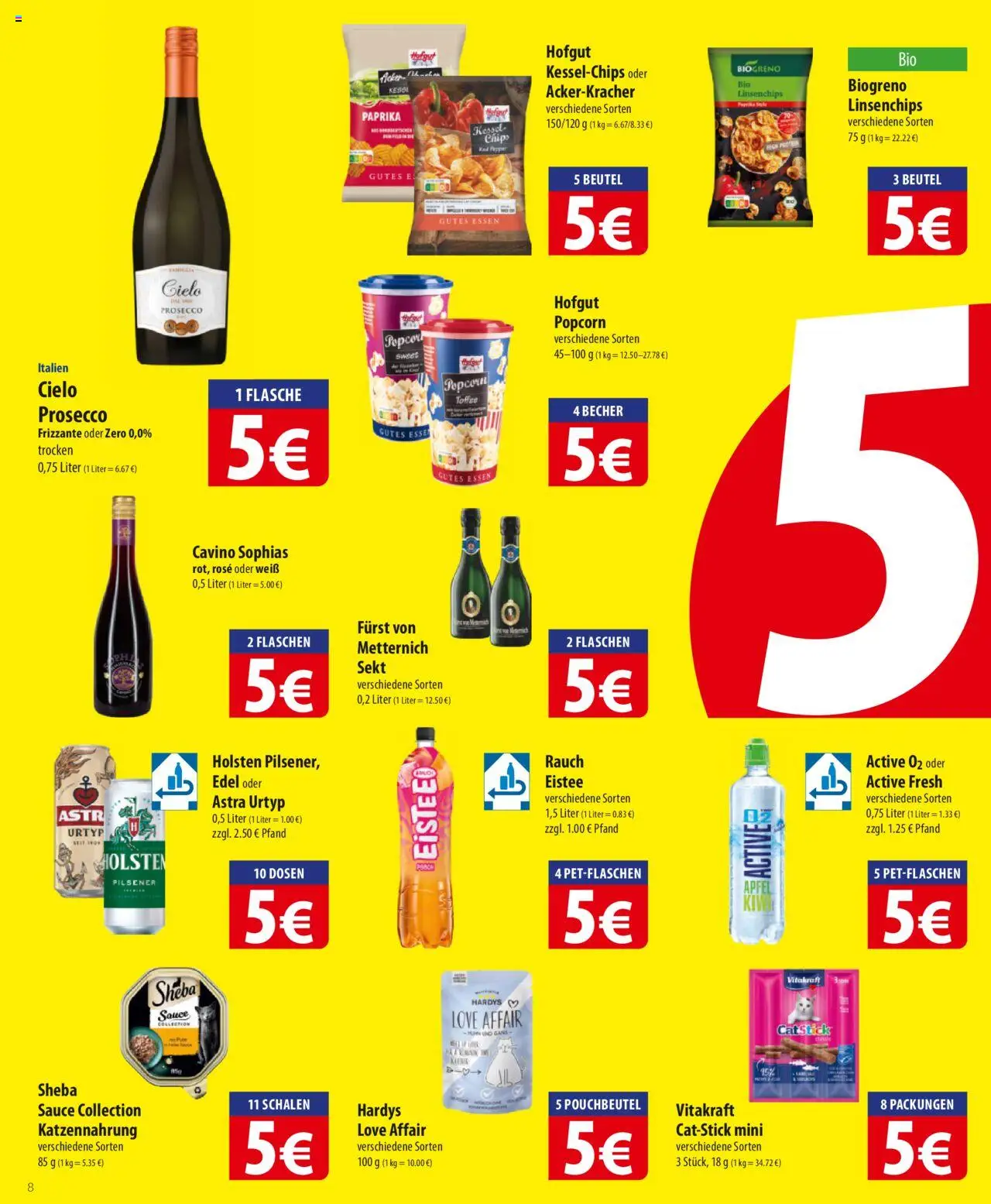 Famila Prospekt 	 – gültig ab 13.10.2025 | Seite: 8 | Produkte: Astra, Holsten, Prosecco, Kiwi
