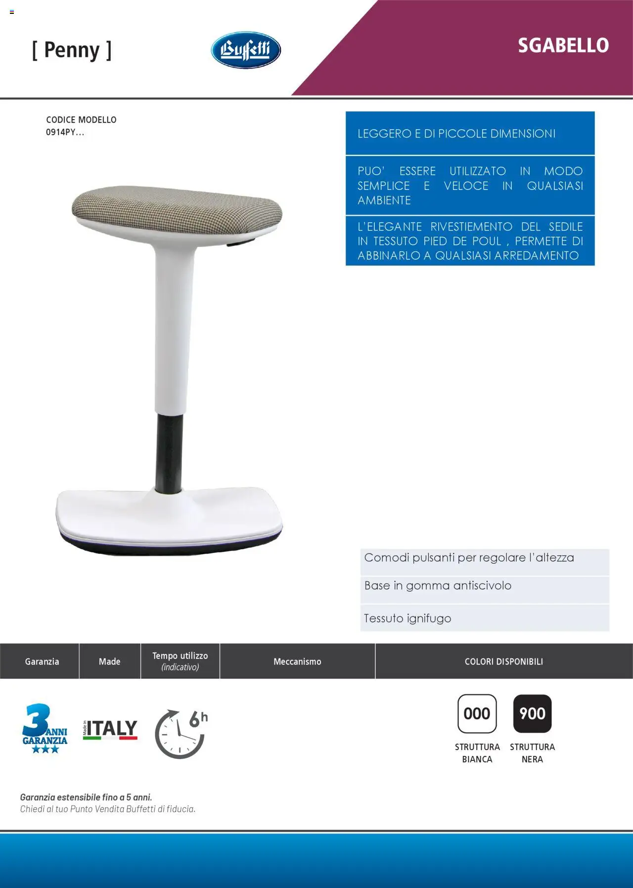 Volantino Buffetti del 28.06.2025 | Pagina: 197 | Prodotti: Sgabello