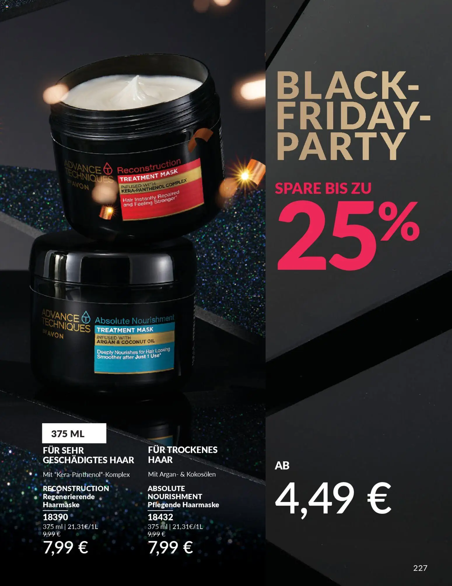 Avon - Black Friday – gültig ab 01.11.2025 | Seite: 229 | Produkte: Haarmaske