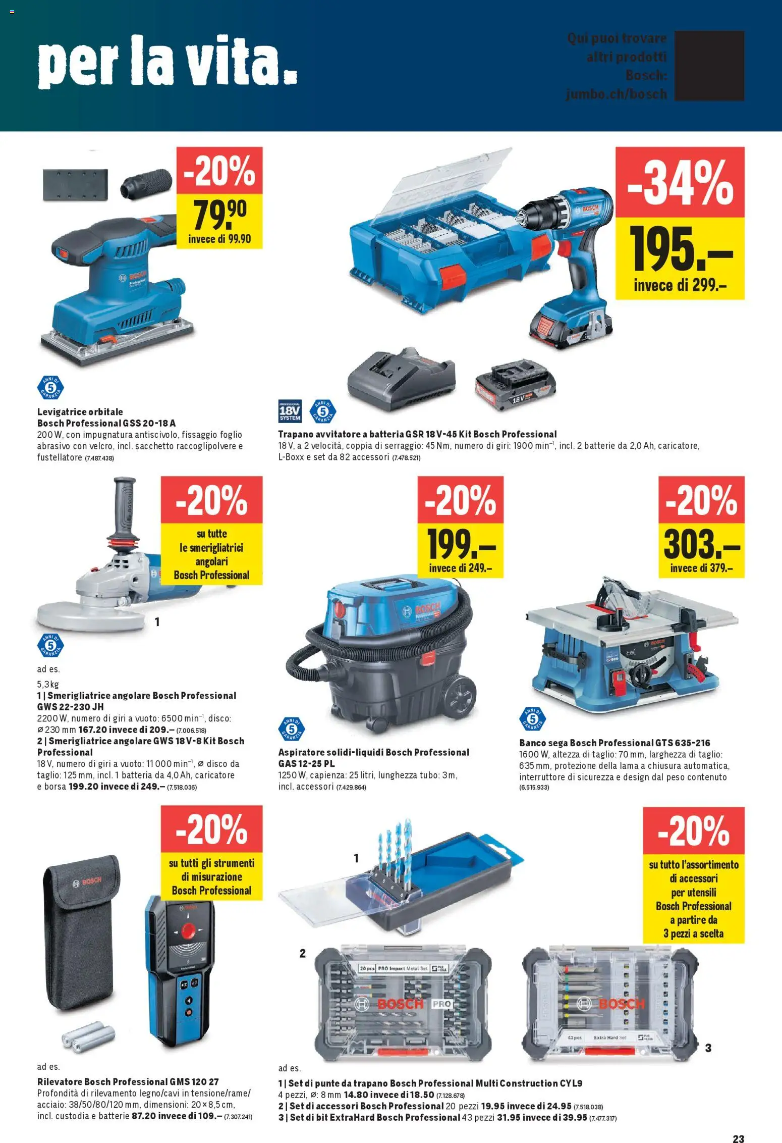 Jumbo aktionen IT – gültig ab 12.03.2026 | Seite: 23 | Produkte: Batterie, Bosch