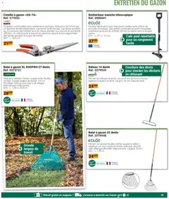 Gamm vert - Prévisualisation de Gamm vert catalogue valide à partir de 24.02.2026 | Page: 25 | Produits: Poignées, Gazon, Balai, Rateau