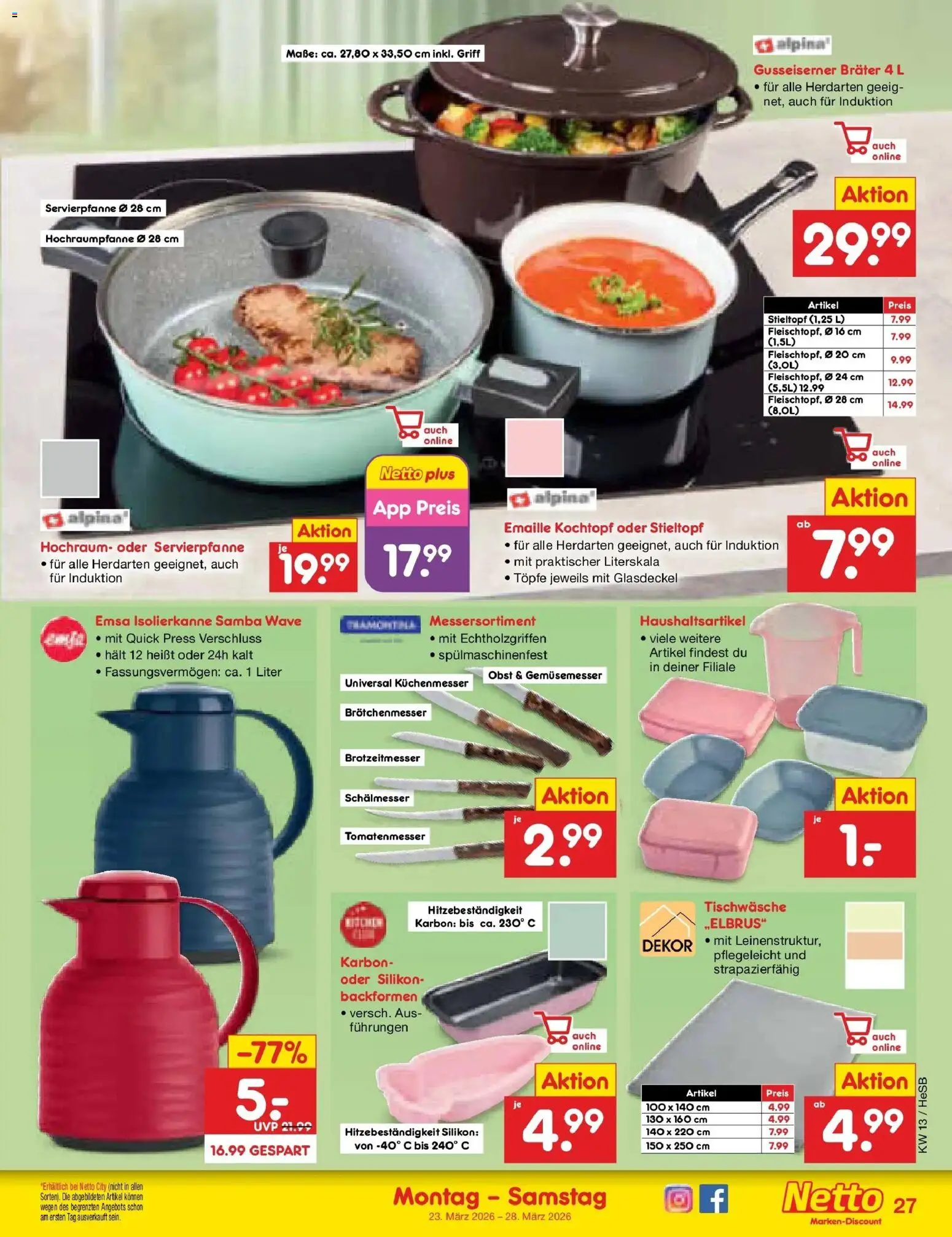 Netto Marken-Discount Prospekt Kröpelin	 – gültig ab 23.03.2026 | Seite: 33 | Produkte: Obst