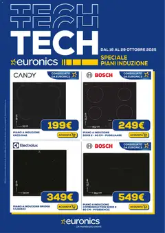 Anteprima del volantino Euronics Piani Induzione catalogo valido a partire dal 16.10.2025