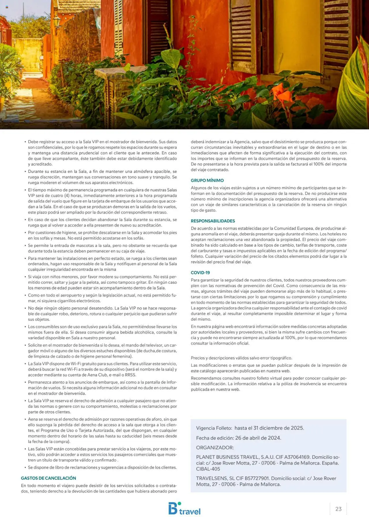 B the travel brand Senegal  │ válido desde el 26.04.2024 | Página: 23 | Productos: Organizador, Caja