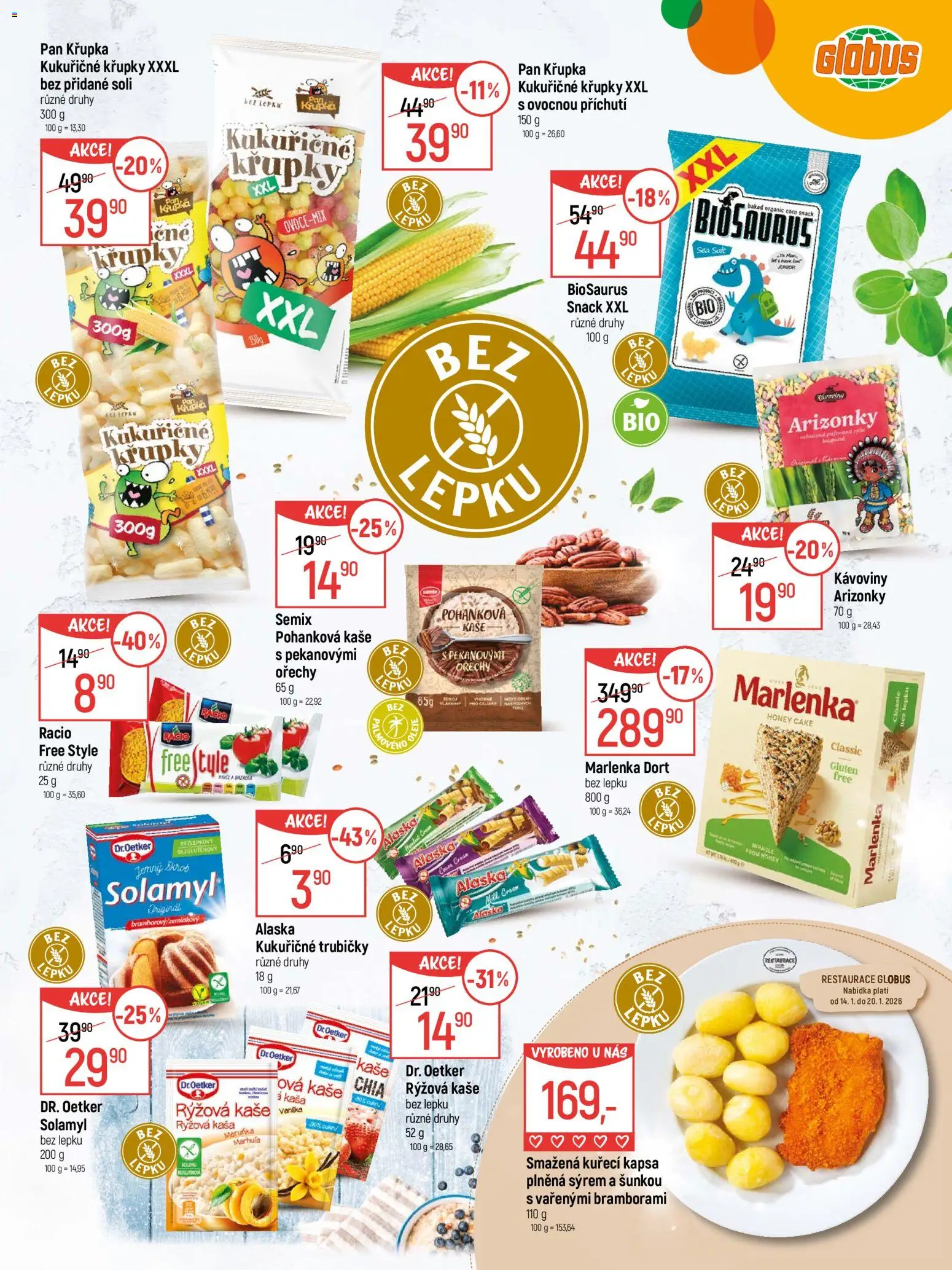 Globus leták - Zdravý svět od 07.01.2026 | Strana: 9 | Produkty: Globus, Ořechy, Solamyl, Kaše
