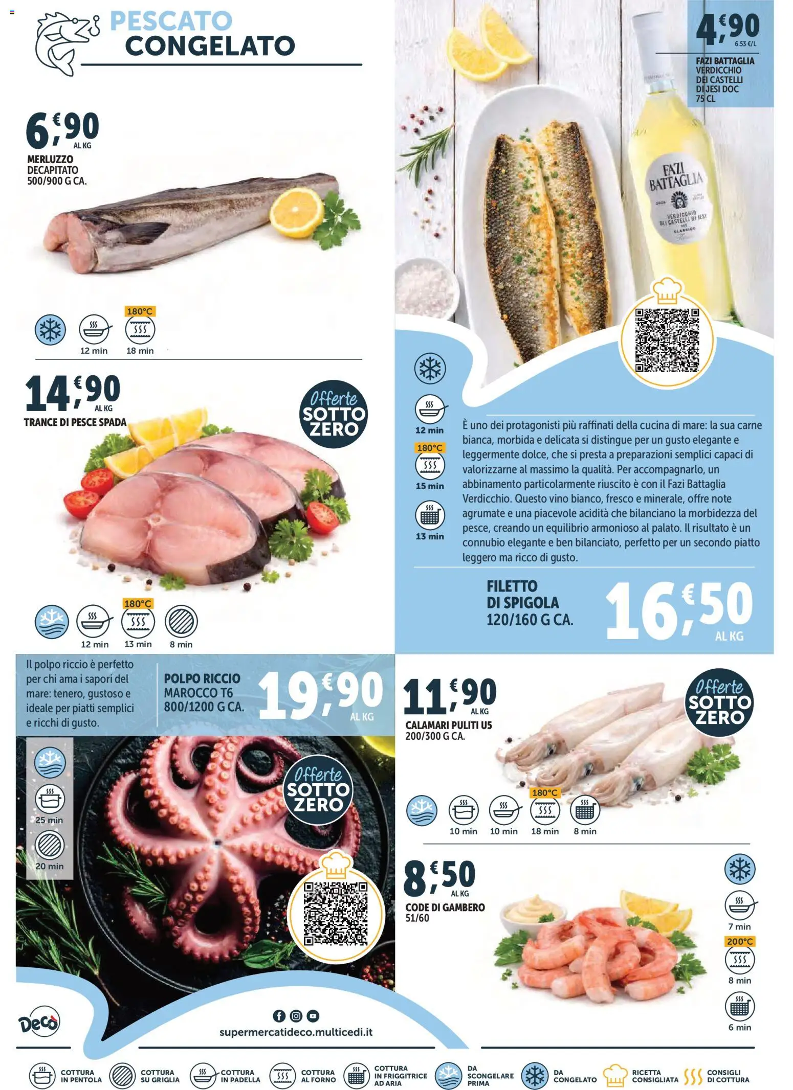 Volantino Decò del 09.04.2026 | Pagina: 2 | Prodotti: Merluzzo, Spigola, Griglia, Pesce spada