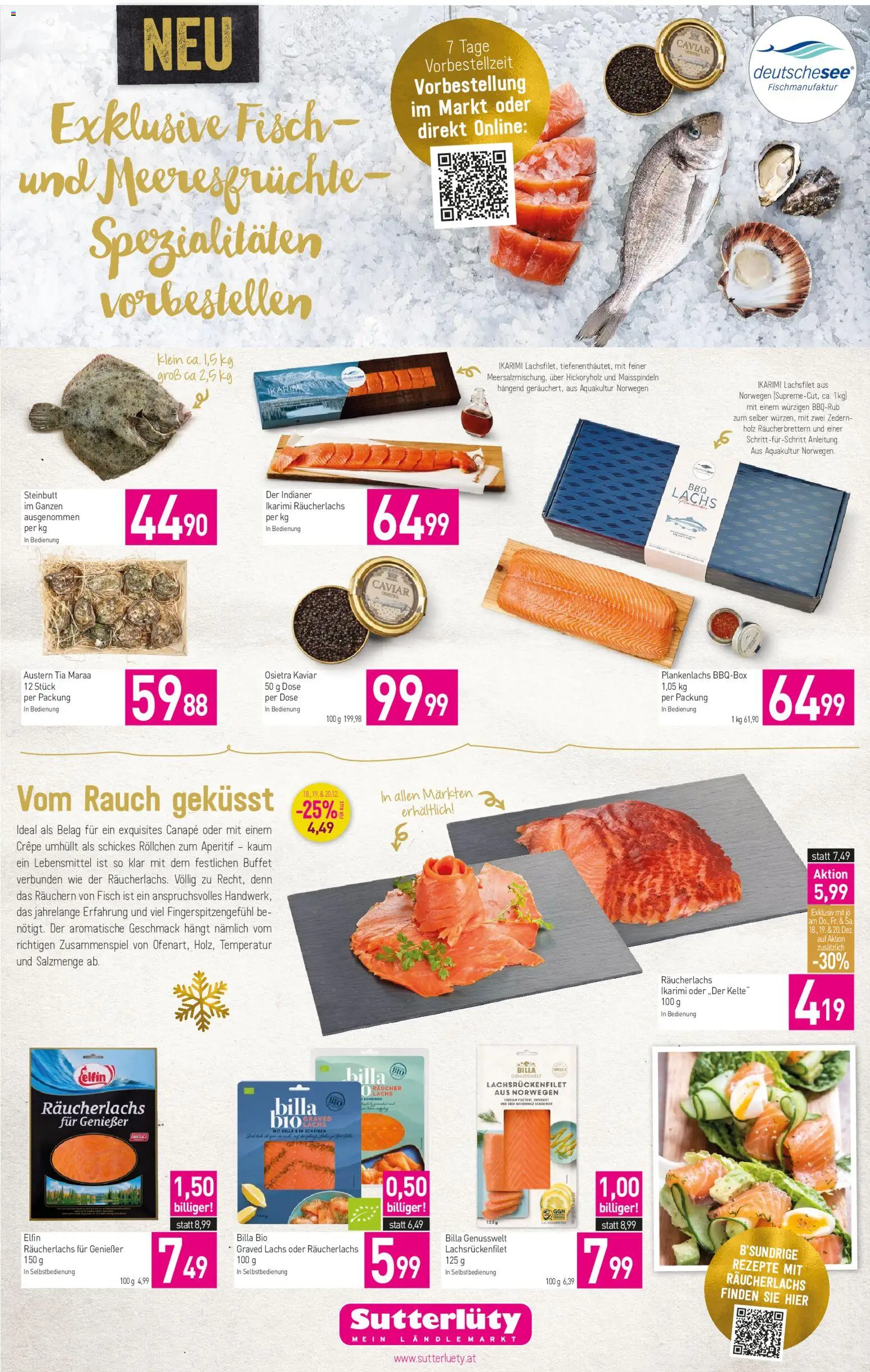 Sutterlüty Flugblatt gültig ab 18.12.2025 | Seite: 4 | Produkte: Meeresfrüchte, Libacomb, Fisch
