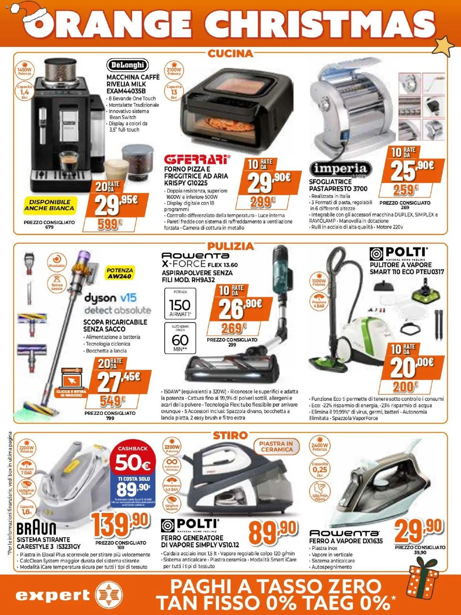 Volantino Expert del 02.12.2025 | Pagina: 19 | Prodotti: Spazzola, Pulitore a vapore, Acqua, Tubo