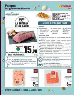 Anteprima del volantino Conad volantino City Lombardia valido a partire dal 26.03.2026 | Pagina: 12 | Prodotti: Patate, Olio, Vino, Vitello