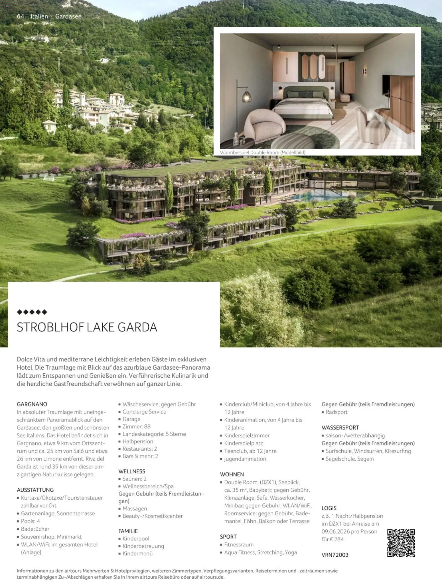 TUI airtours Katalog  Europareisen 2025/26 – gültig ab 01.11.2025 | Seite: 64 | Produkte: Rum, Babybett