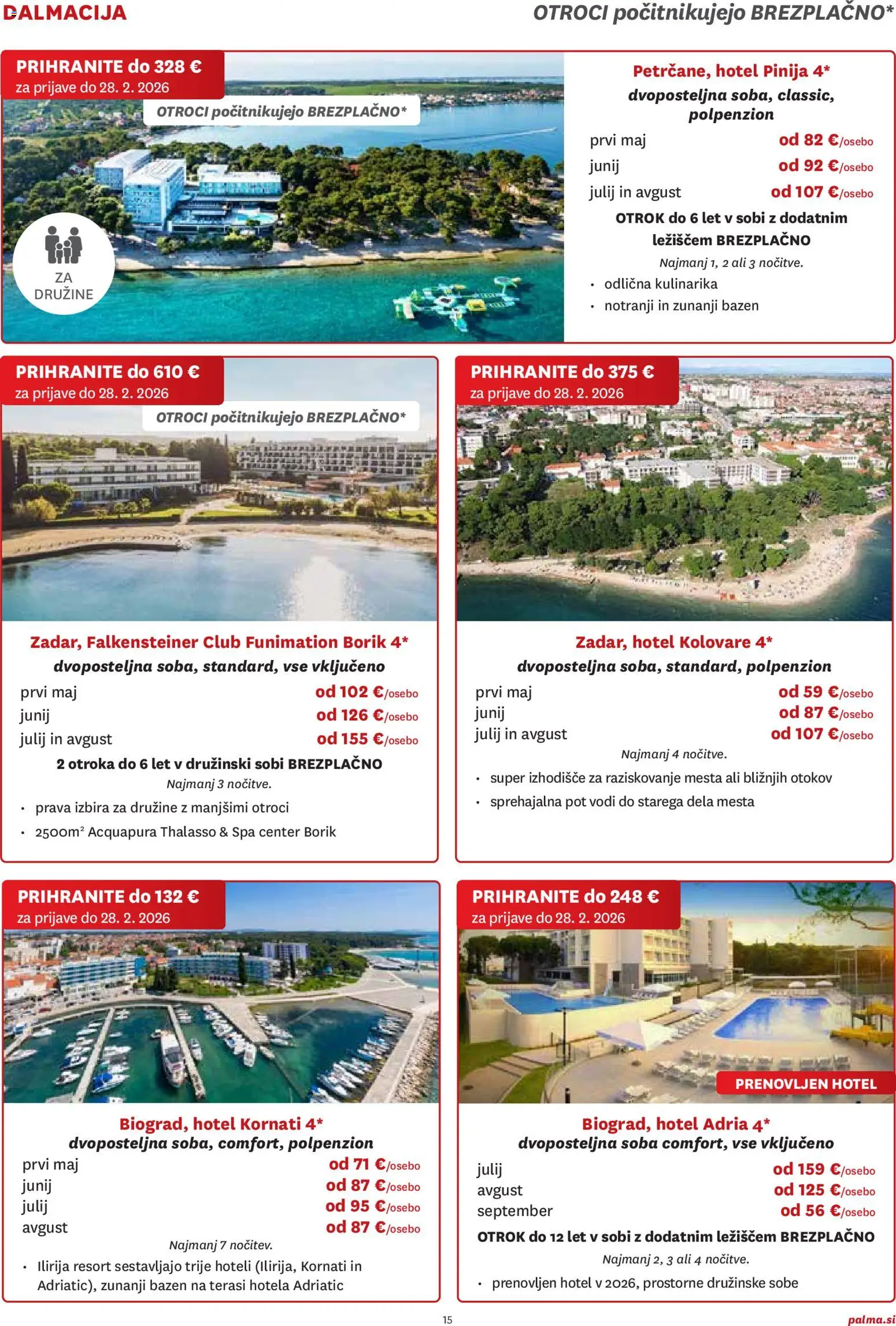 Novi Palma katalog ponudbe – veljaven od 05.01.2026 | Stran: 15 | Izdelki: Bazen