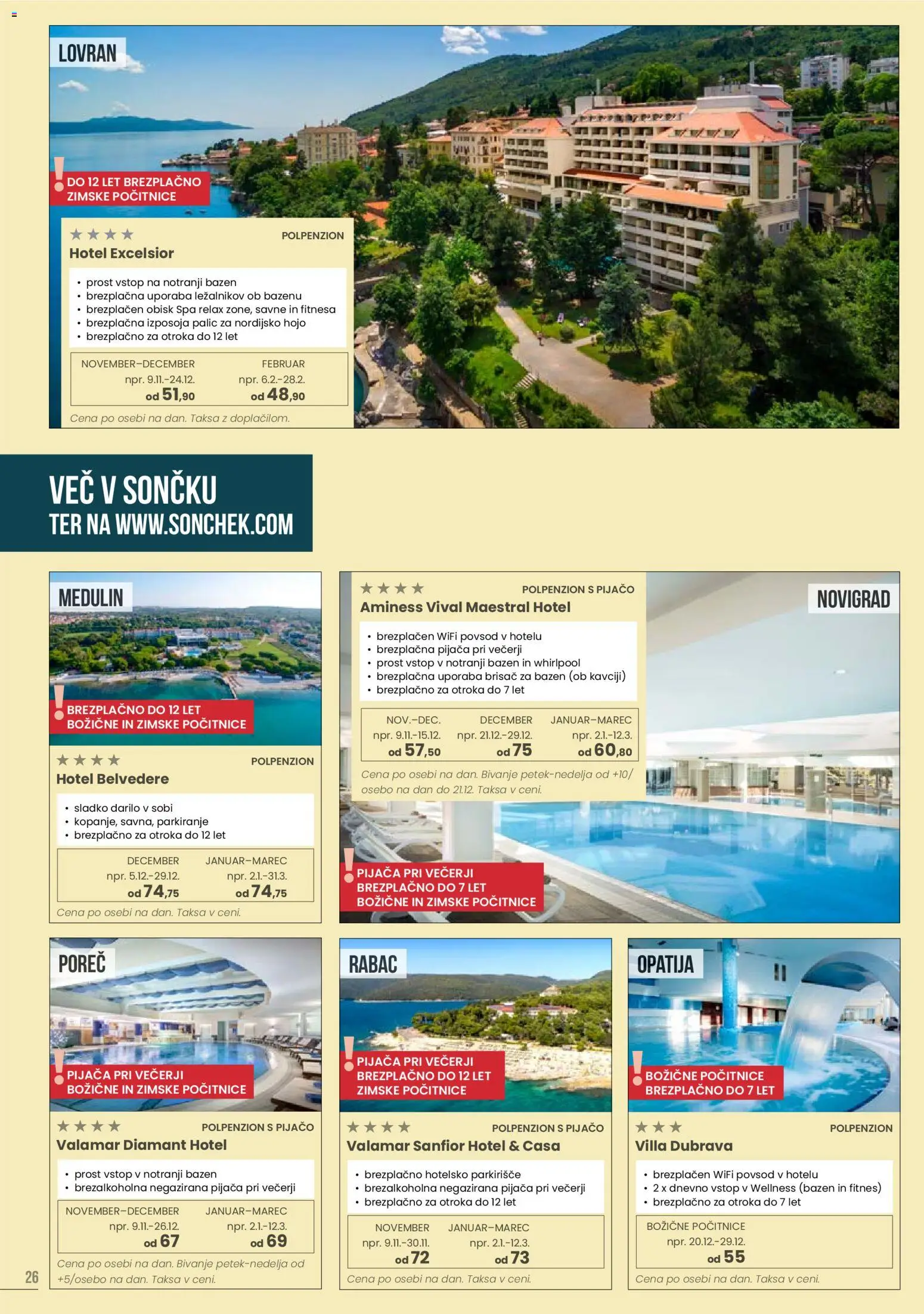 Novi Sonček katalog ponudbe – veljaven od 29.10.2025 | Stran: 26 | Izdelki: Bazen