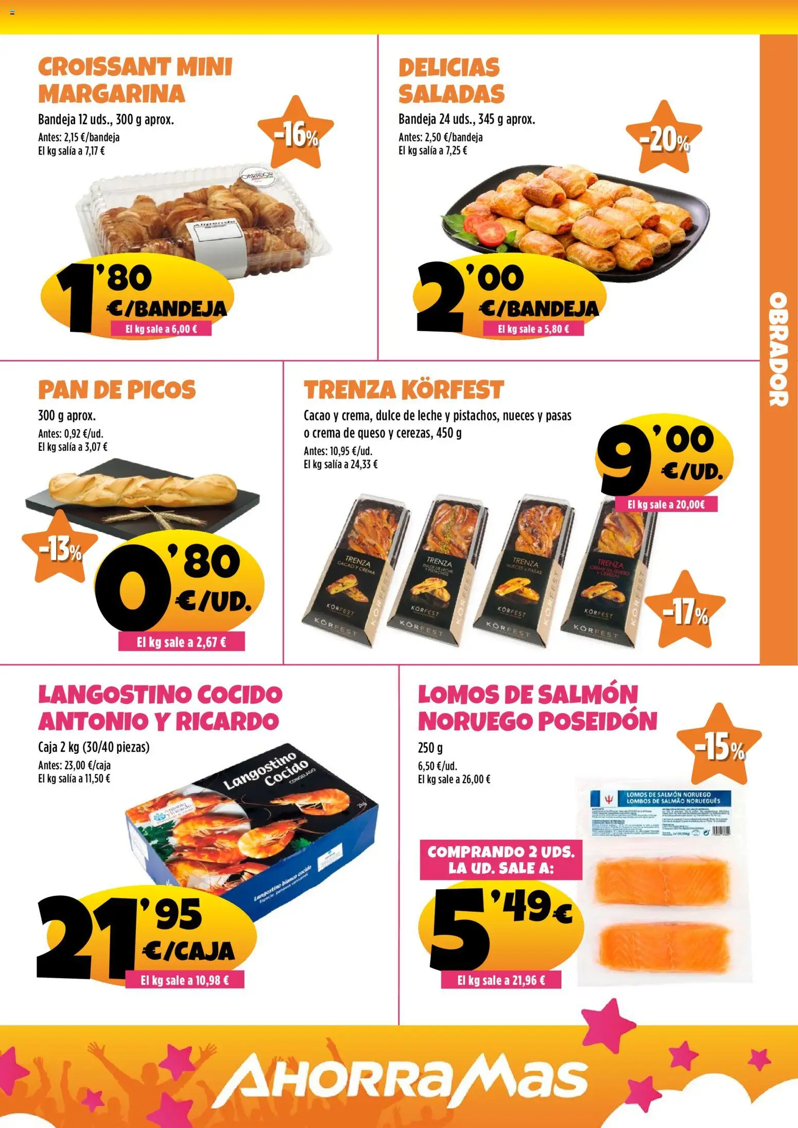 AhorraMas folleto │ válido desde el 27.11.2025 | Página: 5 | Productos: Pan, Bandeja, Caja, Langostino