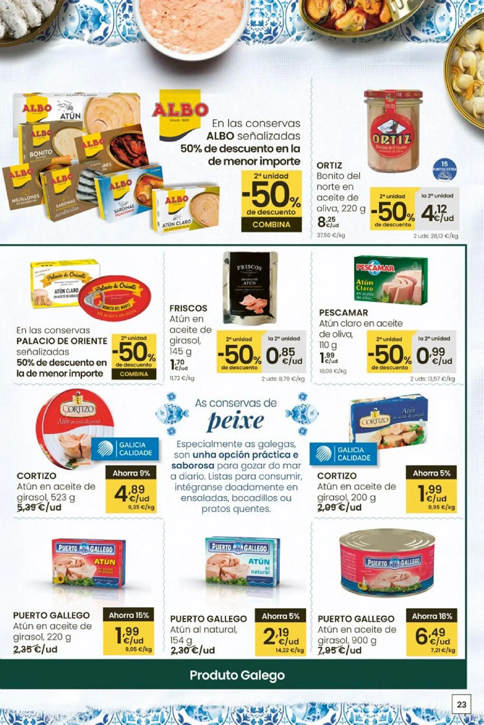 Eroski Quieres ahorrar conmigo │ válido desde el 16.04.2026 | Página: 23 | Productos: Aceite, Atún claro