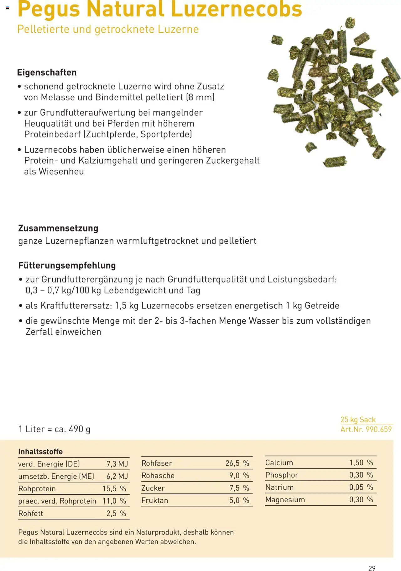 Lagerhaus  Pegus gültig ab 10.09.2025 | Seite: 29 | Produkte: Getreide, Wasser, Zucker