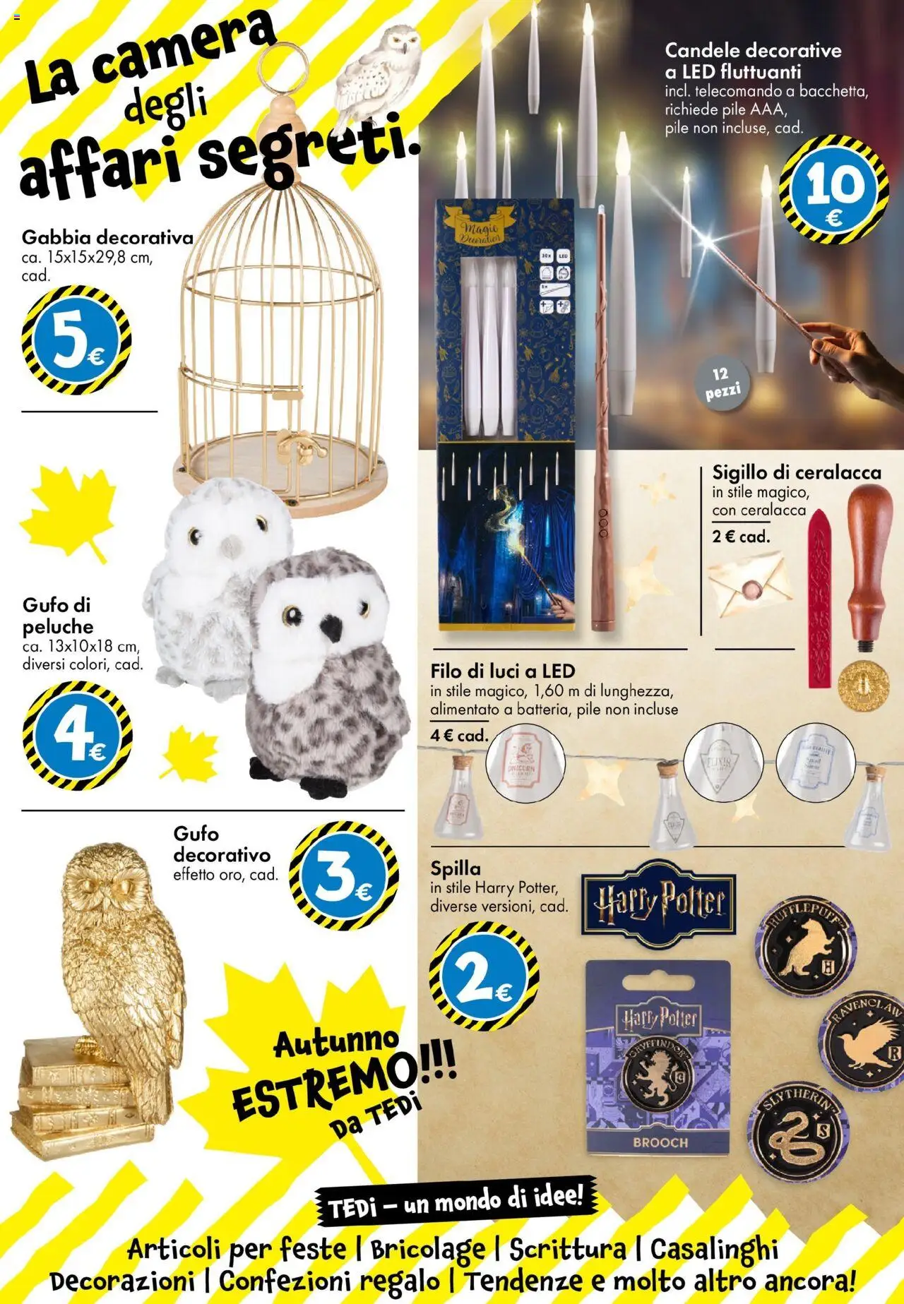 Volantino TEDi del 10.10.2025 | Pagina: 2 | Prodotti: Pile, Peluche, Telecomando, Decorazioni