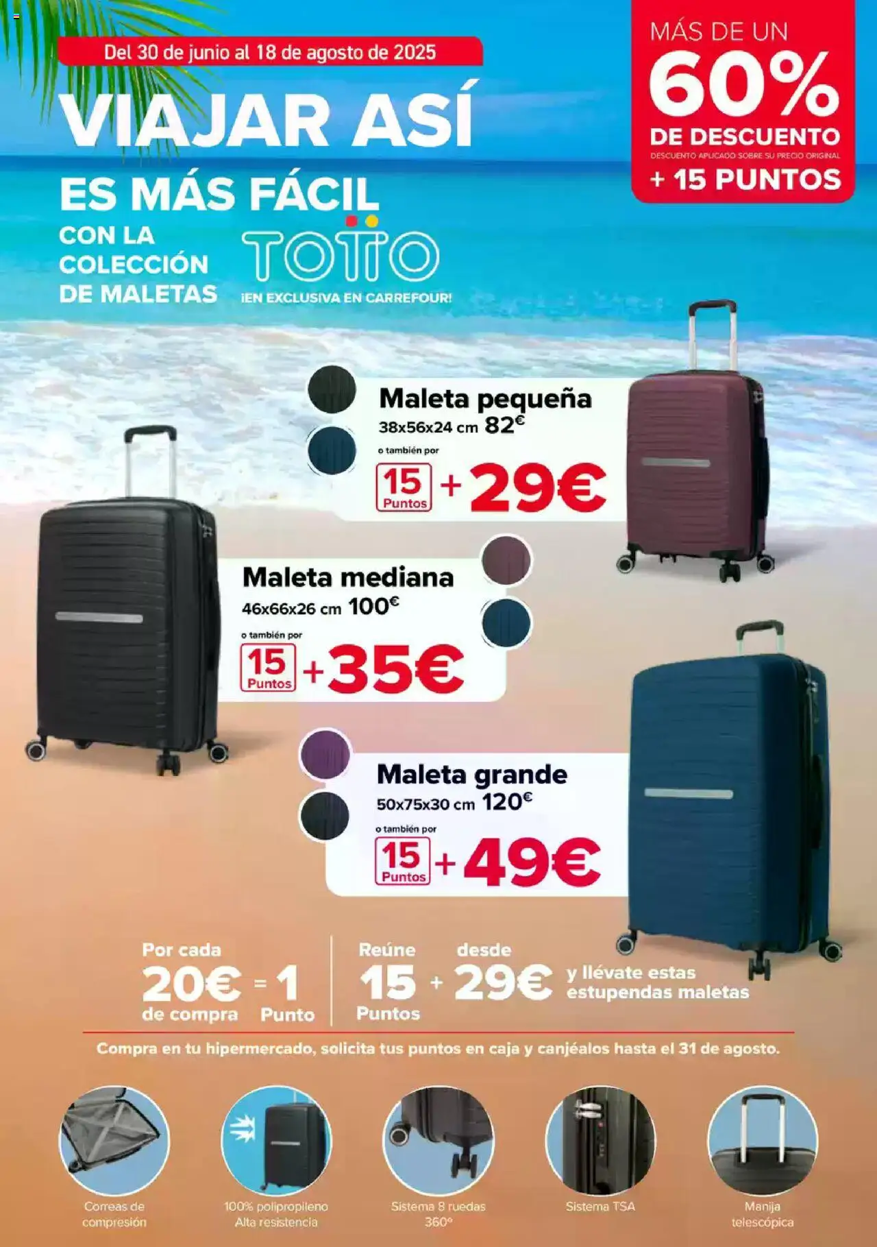 Carrefour folleto │ válido desde el 26.06.2025 | Página: 63 | Productos: Maleta, Caja