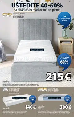 Katalog JYSK - Pregled kataloga iz trgovine JYSK, vrijedi od 18.03.2026 | Stranica: 7 | Proizvodi: Madrac