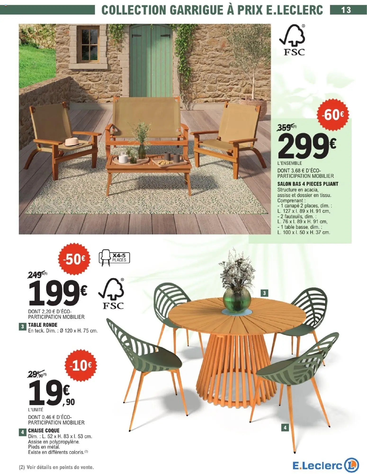 {H1} | Page: 13 | Produits: Canapé, Table, Chaise