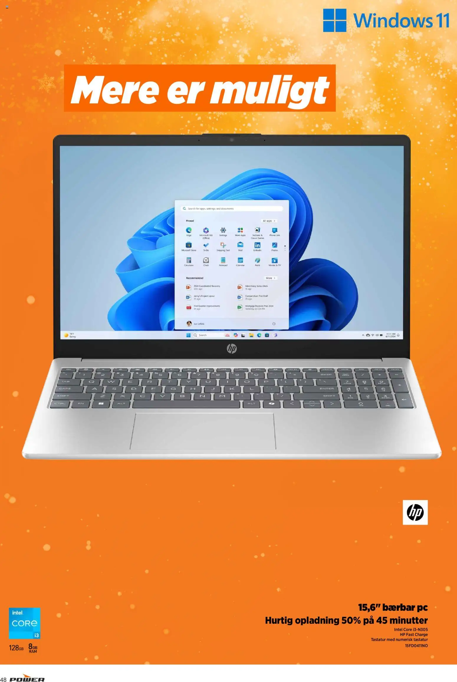 Power tilbudsavis – gyldig fra 02.12.2025 | Side: 48 | Produkter: PC, Tastatur, TV, Caps