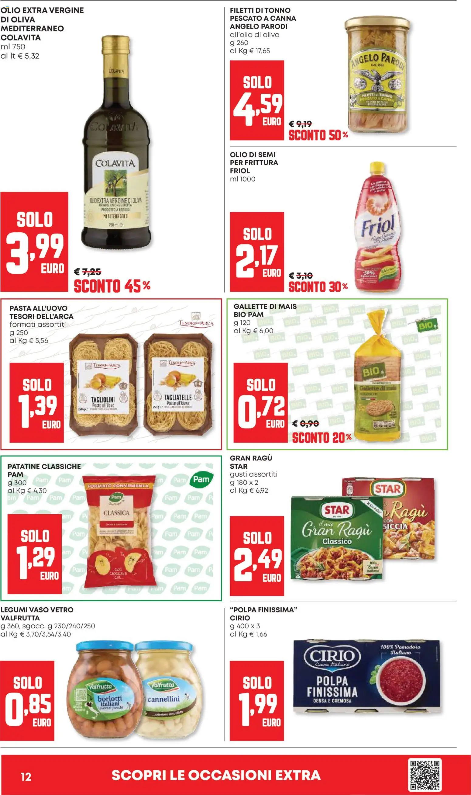 Volantino Panorama del 26.02.2026 | Pagina: 12 | Prodotti: Legumi, Cannellini, Tonno, Olio extra vergine