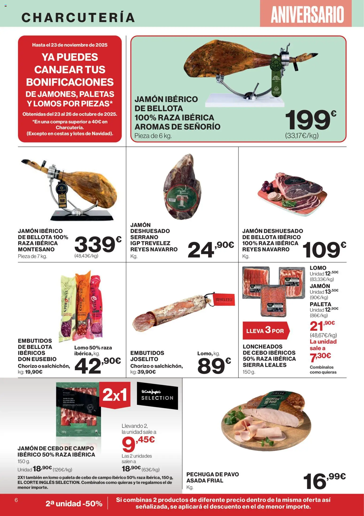 Supercor Canarias │ válido desde el 06.11.2025 | Página: 6 | Productos: Jamón ibérico, Jamón, Té, Νυχτικό